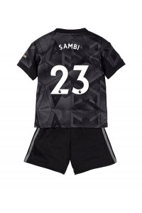 Arsenal Albert Sambi Lokonga #23 Babytruitje Uit tenue Kind 2022-23 Korte Mouw (+ Korte broeken)